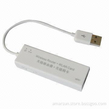 Pocket Wi-Fi Router, Speed Up to 150Mbps, Supports WPA and WPA2 Encryptions